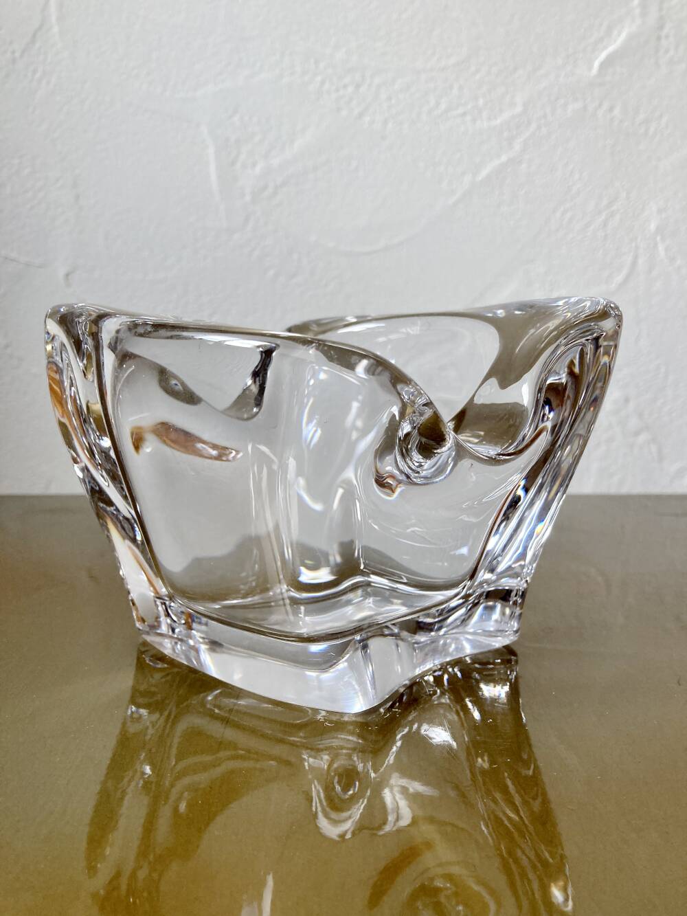 Crystal ashtray from Bayel, 1970s