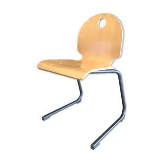 Chaise lamellé-collé