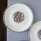 3 flat plates from Sarreguemines model Argonne 210734