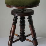 Napoleon III beech piano stool