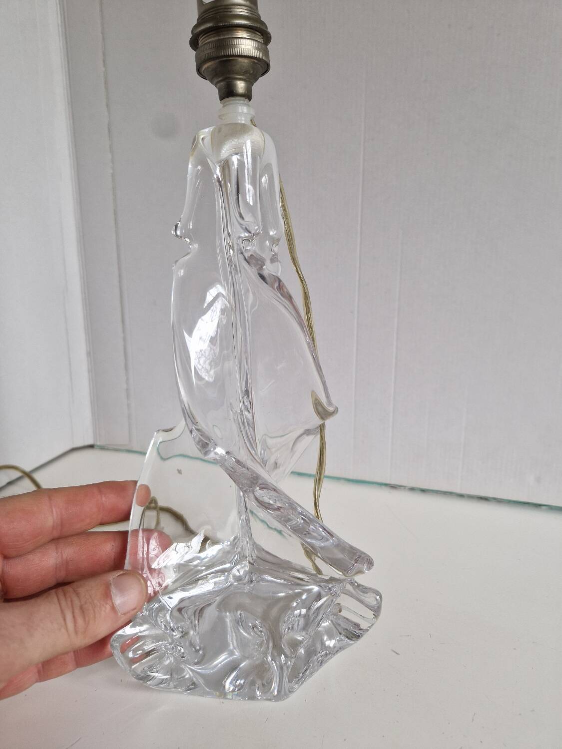 Crystal Schneider Lamp Base