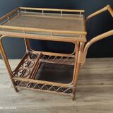 Vintage rattan service