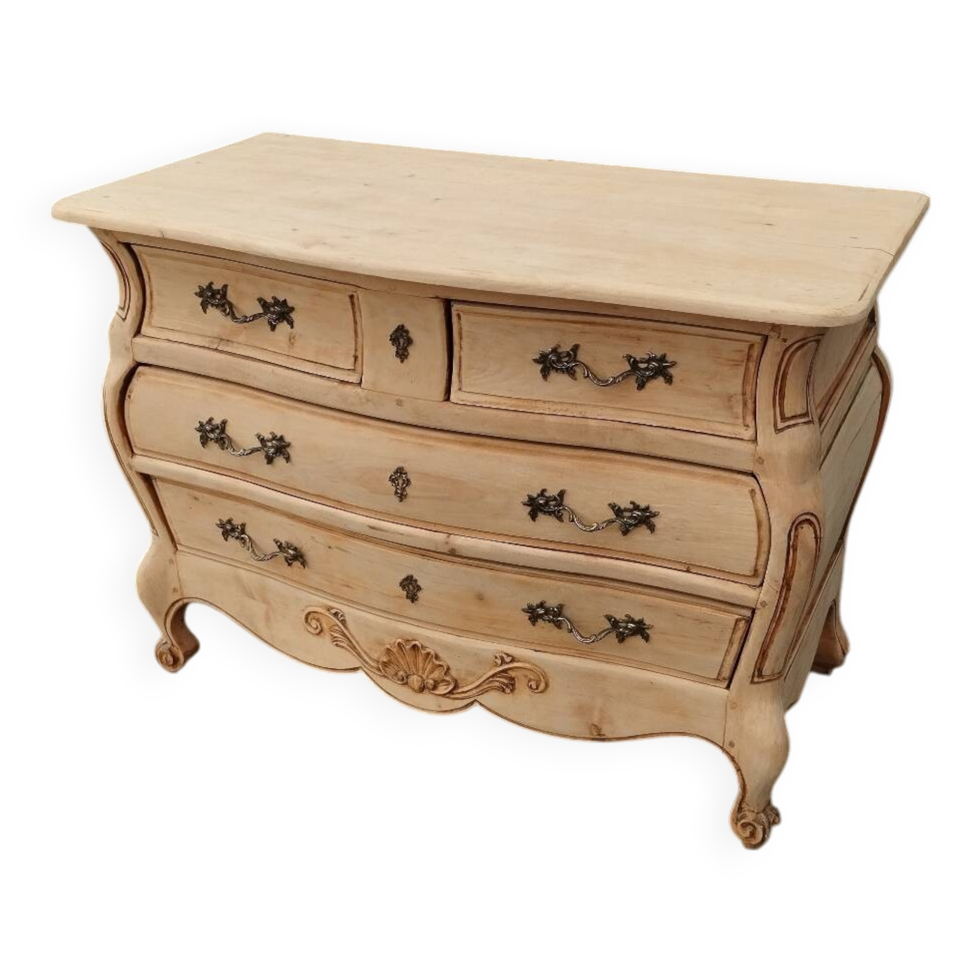 Beautiful antique Louis XV style chest of drawers