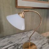 Lampe vintage opaline