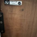 60s 70s teak wall shelf Wall Unit Kai Kristiansen for FM Møbler Denmark