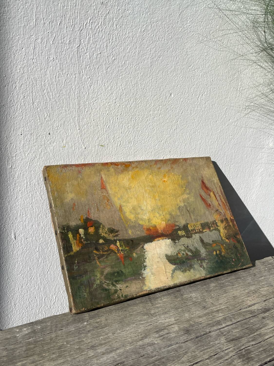 Impressionist landscape painting