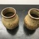 Paire de vases ancien le cep grès Jean Tessier vintage
