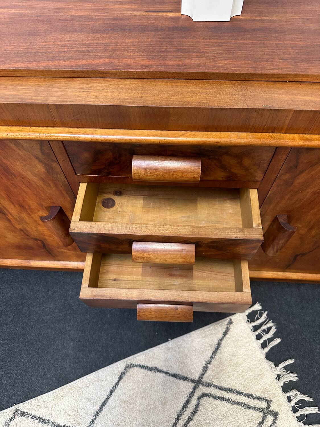 Art Deco walnut sideboard