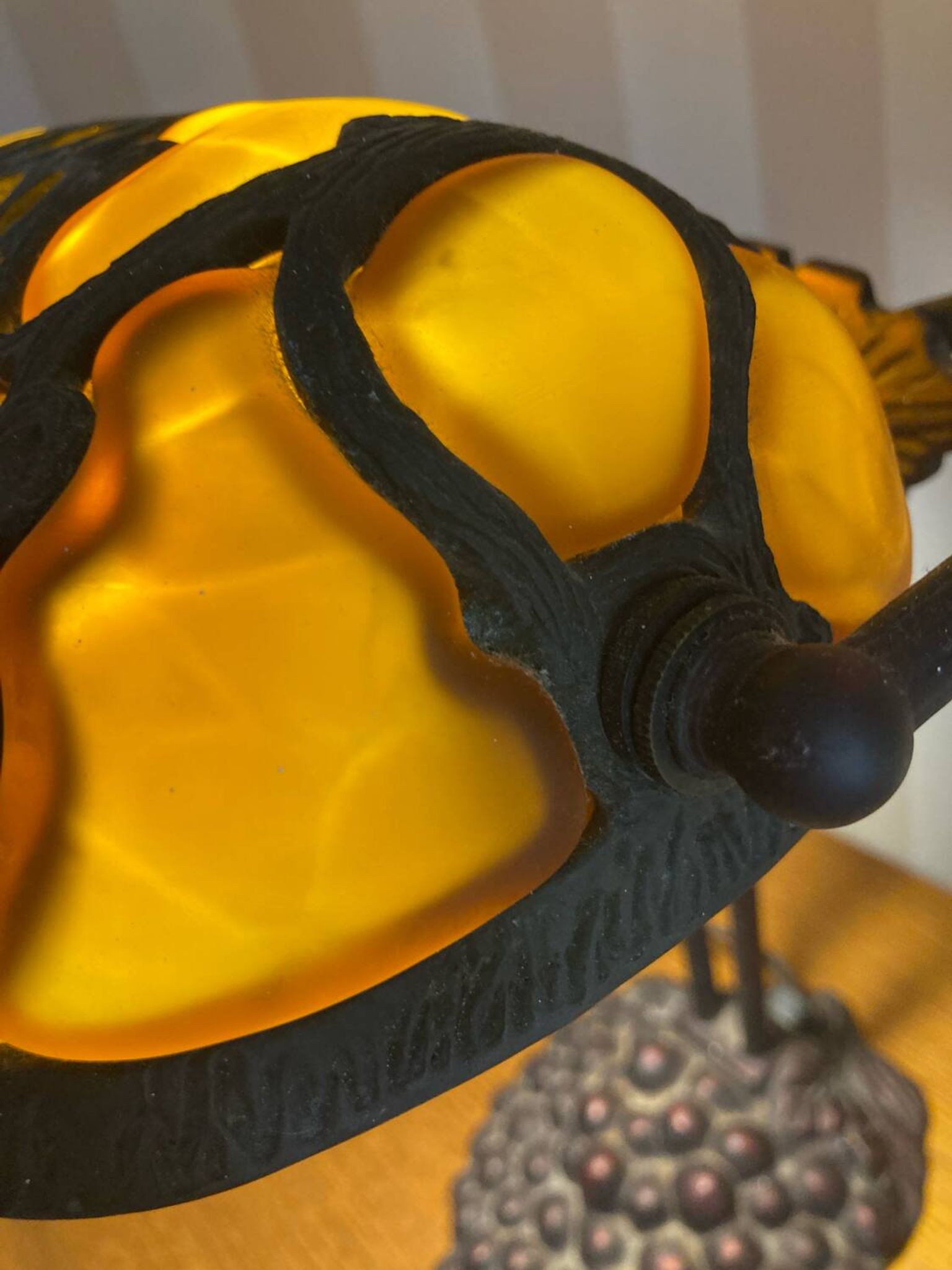Lampe pâte de verre