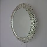 Austrian Illuminated Flower Mirror, 1960s