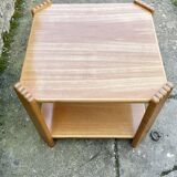 Coffee table, side table in beech, Maison Rosello