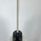 Vintage MCM glass pendant with metal rod