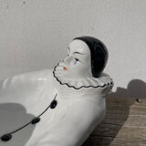 White Pierrot ashtray / soap dish / pocket tray
