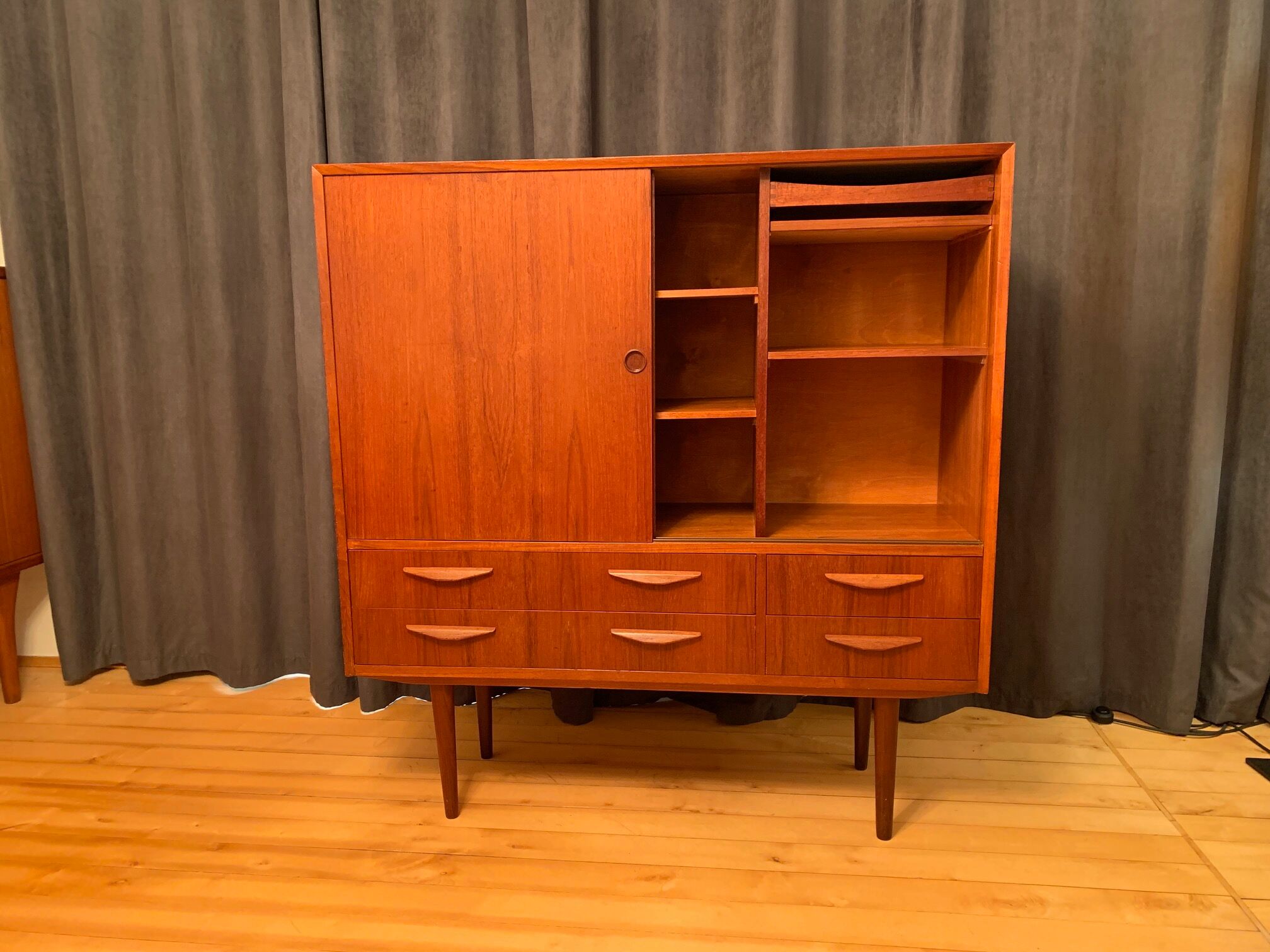 Teak sideboard, denmark, 1960s