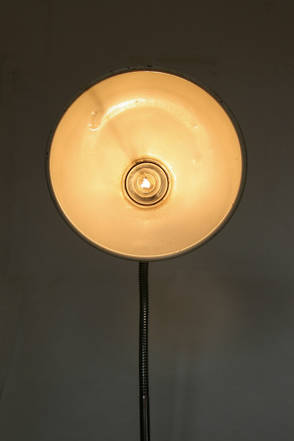 Vintage Industrial Gooseneck Table Lamp, 1940s