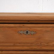 Antique solid pine chest of drawers – European rustic furniture – circa 1900