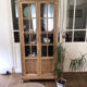 Parisian glass cabinet bookcase