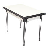 Set table and 2 chairs, formica, 1960