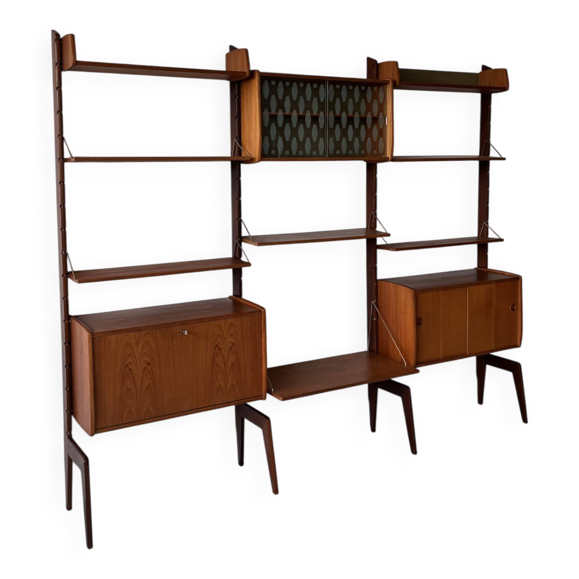 Scandinavian Bookcase by John Texmon, 1960’s, Mid Century, Norway