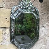 Venetian mirror circa 1900, 100x54 cm