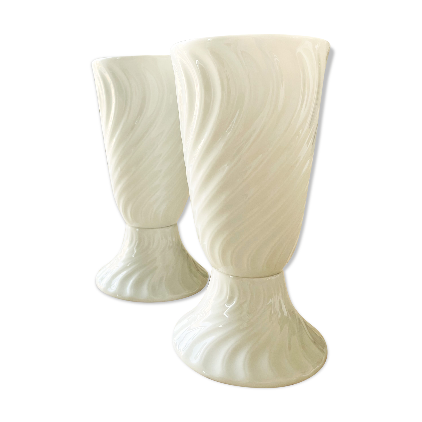 Set of 2 porcelain mazagrans