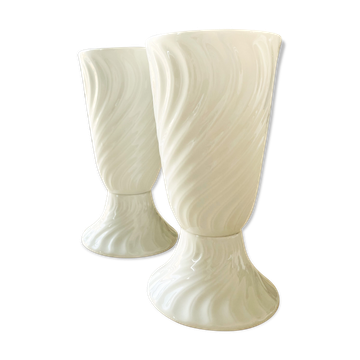 Lot de 2 mazagrans en porcelaine