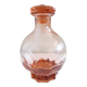 Pink molded glass decanter, Luminarc