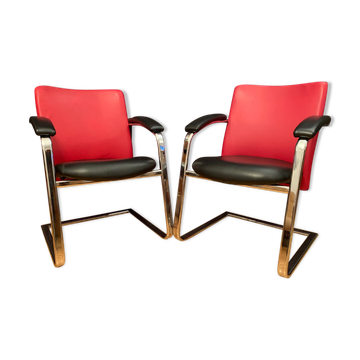 Pair of Löffler armchairs, Germany