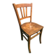 Luterma bistrot chair in wood 70s vintage