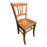 Luterma bistrot chair in wood 70s vintage