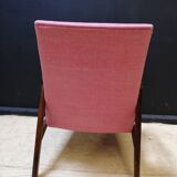 Pair of armchairs pink, czech
