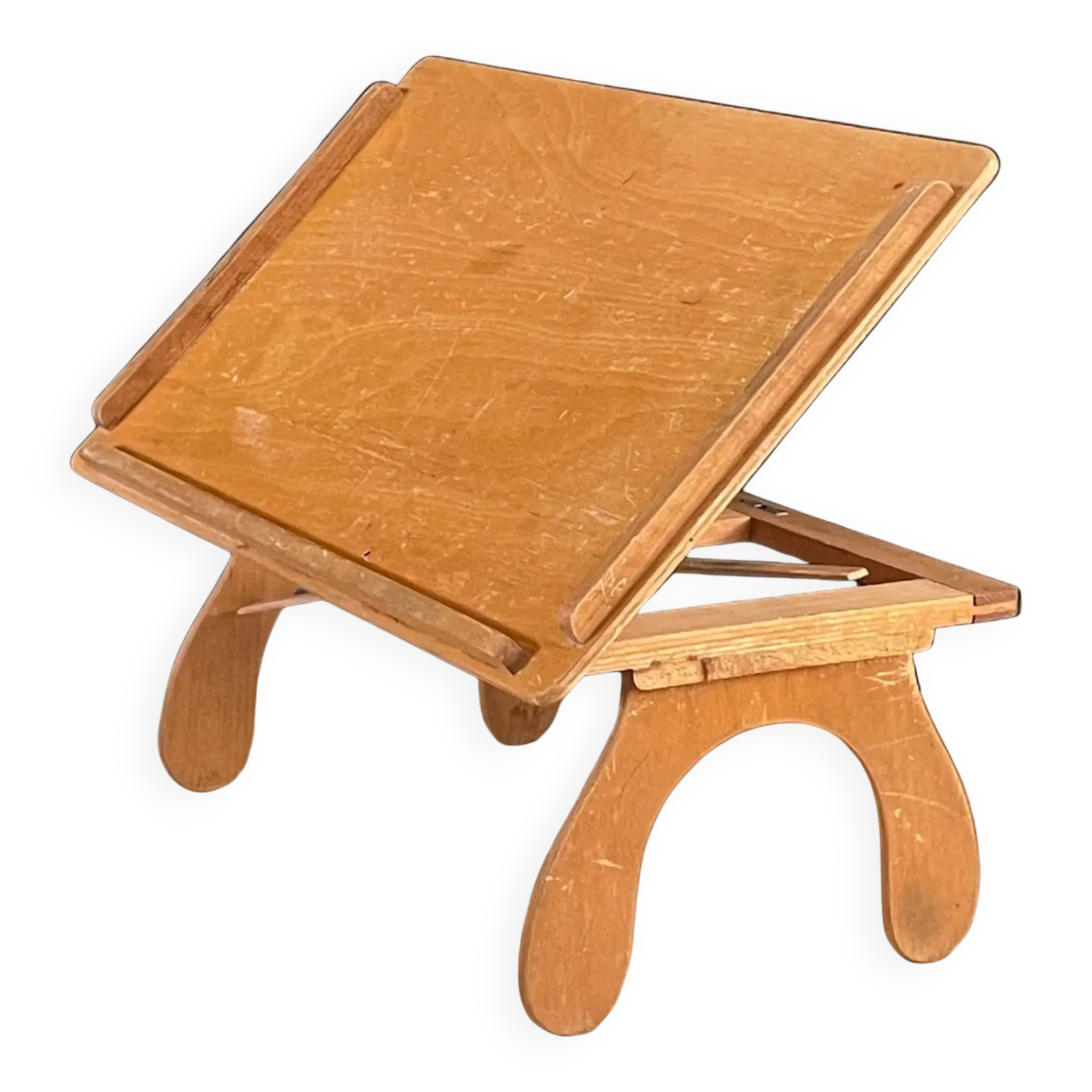 Plateau pupitre pliable en bois