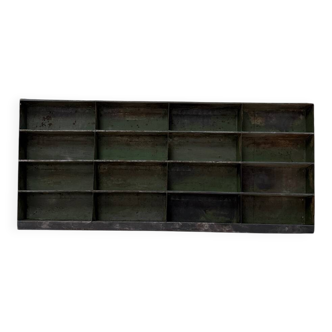 Large metal locker unit