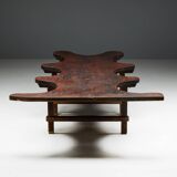 Table Organique Rustique De Forme Libre, France, Fin 19ème Siècle