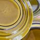 Set of 6 dessert plates in earthenware of St Amand