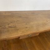 Ash farmhouse table, 3 drawers.