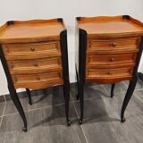 Pair of vintage Louis XV style bedside tables