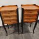 Pair of vintage Louis XV style bedside tables