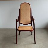 Thonet No. 1 Bentwood and Webbing Folding Arm Chair