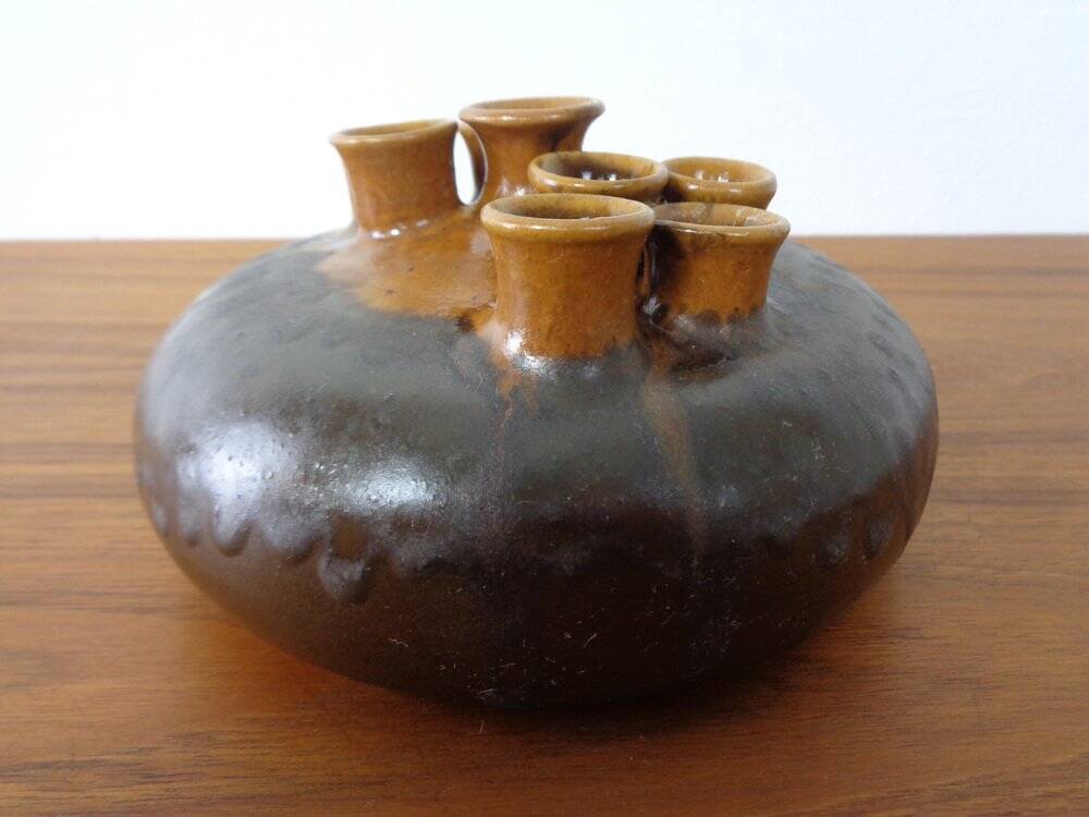 Ceramic Mushroom Vase, 1960s