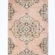 3x12 Pink & Brown Madallion Pattern Persian Runner Rug, 79x382Cm