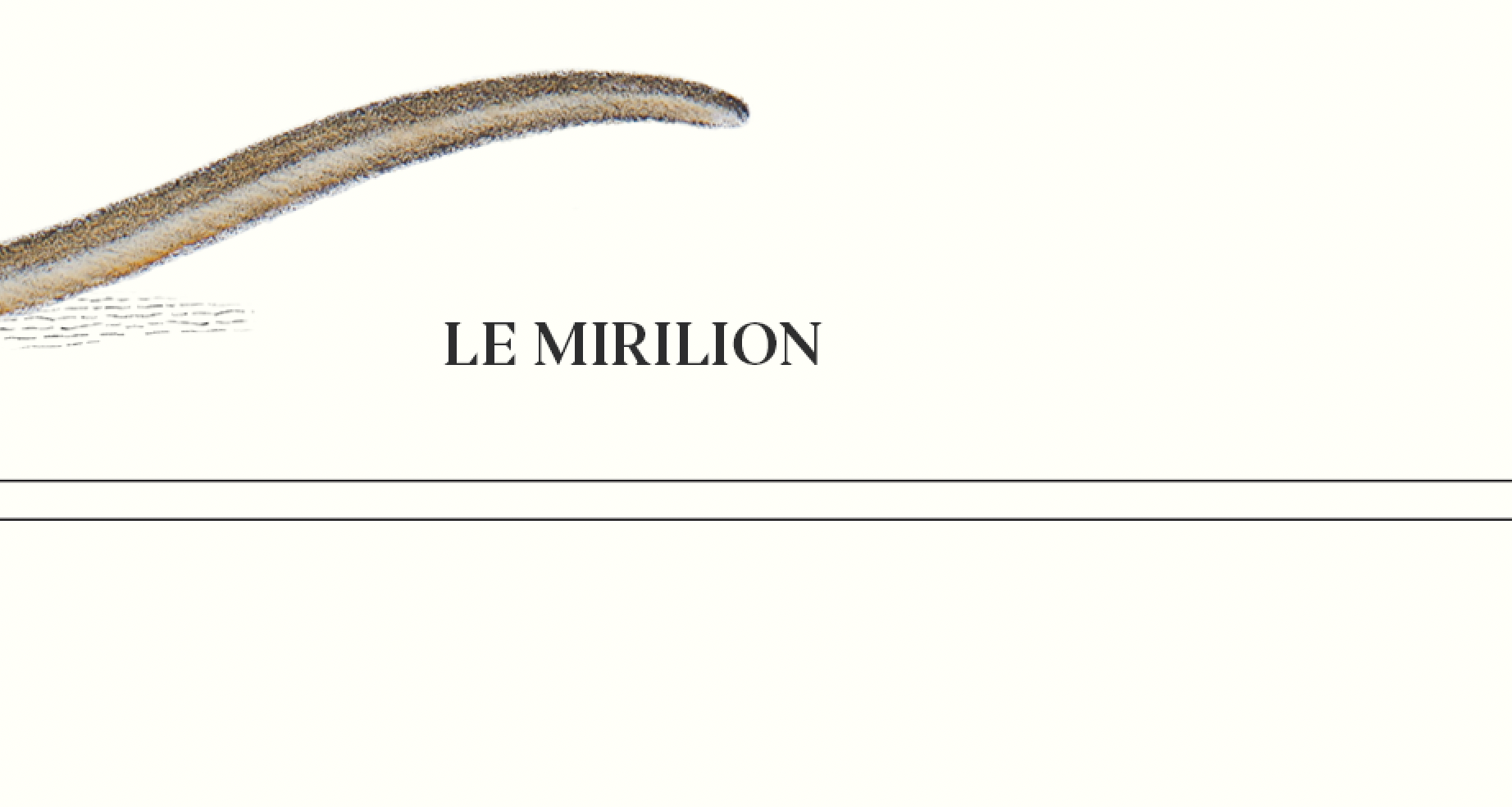 Lithograph engraving animal chimera - the mirilion