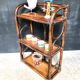 Rattan shelf