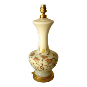 Opaline living room lamp foot decore hand double lighting