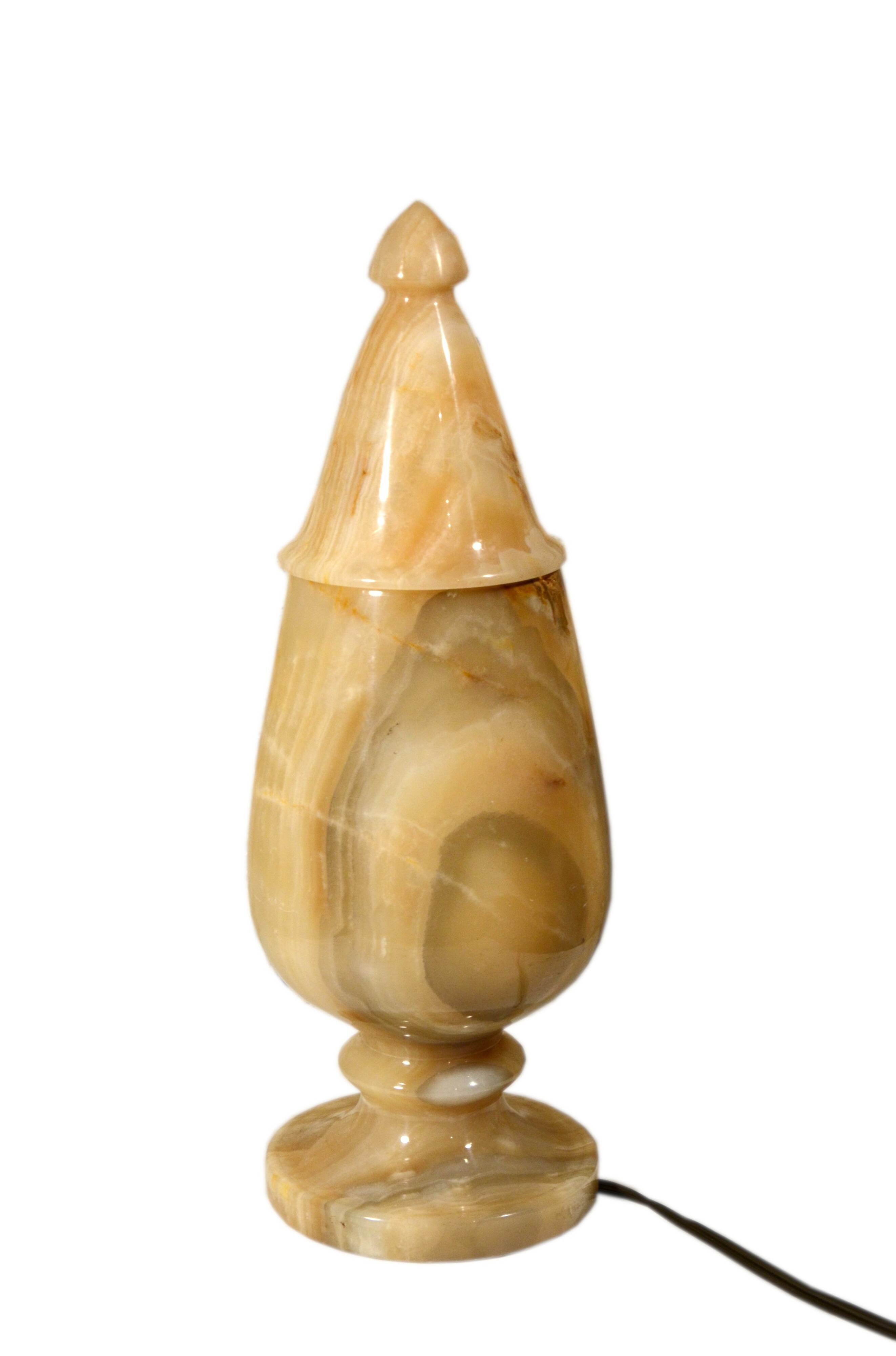 Marble lamp, 12x35cm