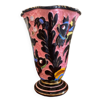 Vase signé Cerdazur Monaco, années 70-80