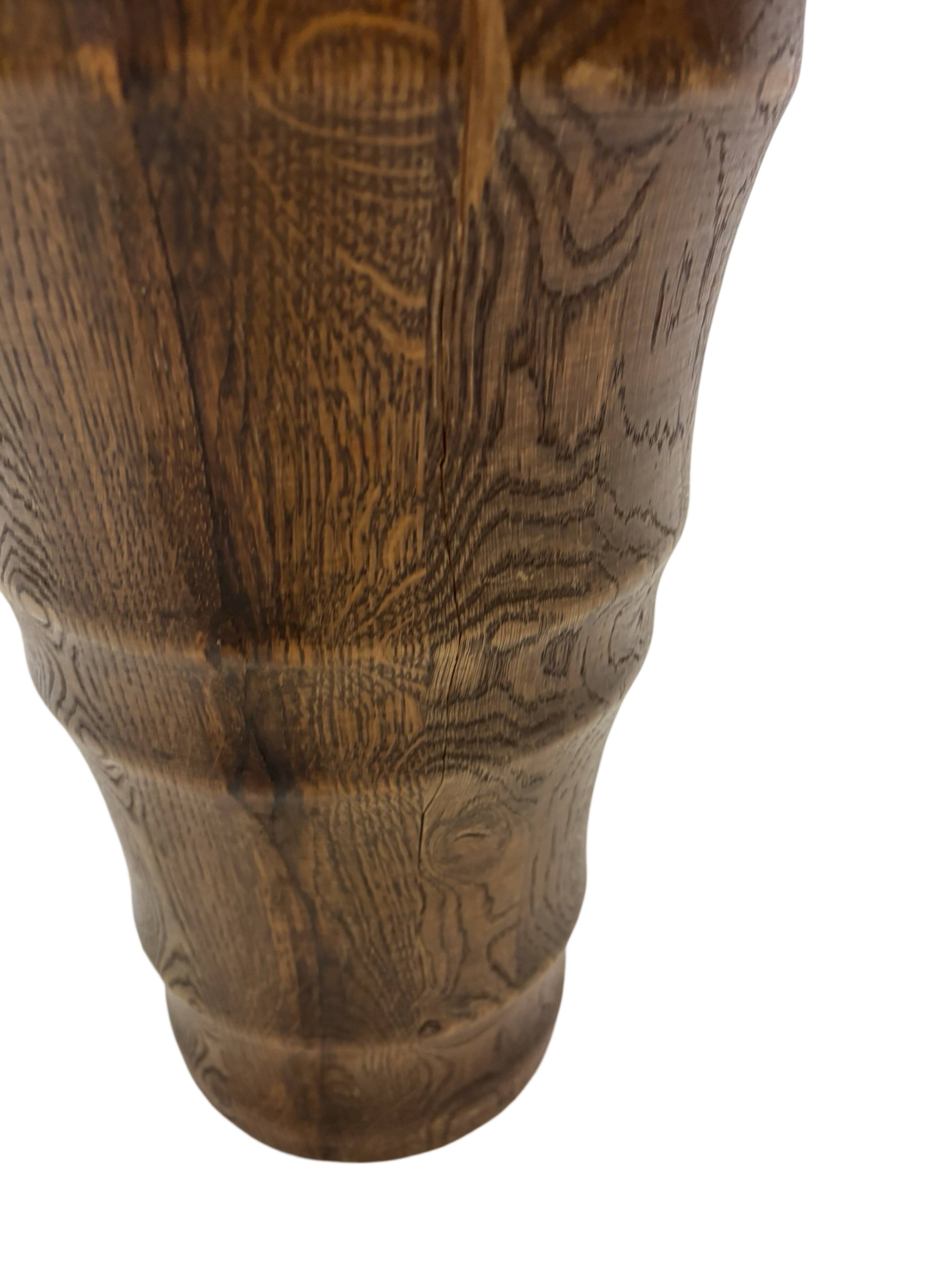 Vintage umbrella holder wooden basket storage 1960 minimalist design