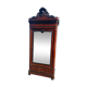 Armoire à glace Napoléon III en placage de loupe