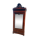 Armoire à glace Napoléon III en placage de loupe