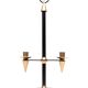 1940s Italian Brass candle stick holder